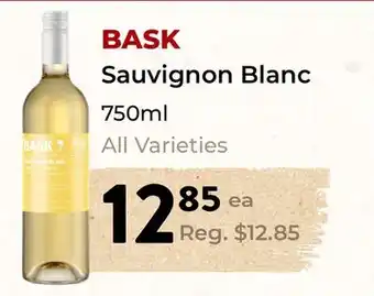 Marche Leo's BASK Sauvignon Blanc offer