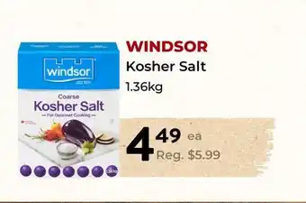 Marche Leo's WINDSOR Kosher Salt offer