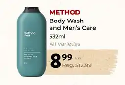 Marche Leo's METHOD Body Wash and Men's Care offer