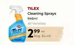 Marche Leo's TILEX Cleaning Sprays offer