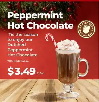 Marche Leo's Peppermint Hot Chocolate offer