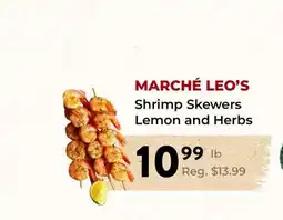 Marche Leo's MARCHÉ LEO'S Shrimp Skewers Lemon and Herbs offer