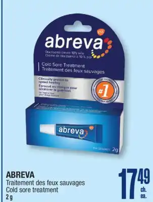 Jean Coutu ABREVA Cold sore treatment offer