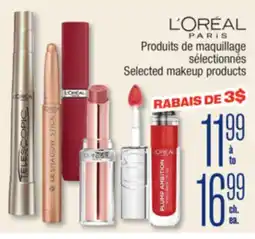 Jean Coutu L'ORÉAL PARIS Selected makeup products offer