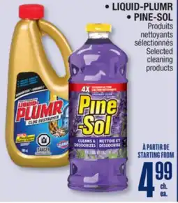 Jean Coutu LIQUID-PLUMR, PINE-SOL Selected cleaning products offer
