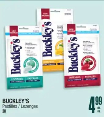 Jean Coutu BUCKLEY'S Lozenges offer