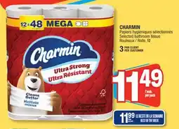 Jean Coutu CHARMIN Selected bathroom tissue offer