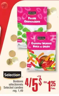 Jean Coutu SELECTION Selected candies offer