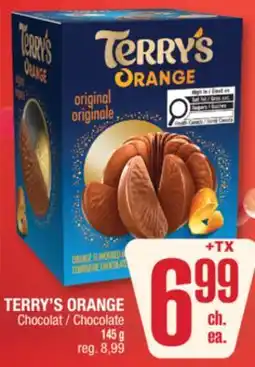 Jean Coutu TERRY'S ORANGE Chocolate offer