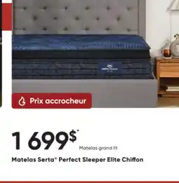 Dormez Vous Matelas Serta Perfect Sleeper Elite Chiffon offer