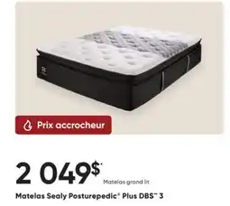 Dormez Vous Matelas Sealy Posturepedic Plus DBS 3 offer