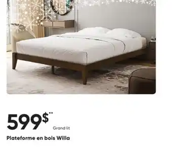 Dormez Vous Plateforme en bois Willa offer