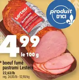 Marche Ami BOEUF FUMÉ PASTRAMI LESTERS offer