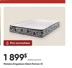 Dormez Vous Matelas Kingsdown Silent Partner X1 offer