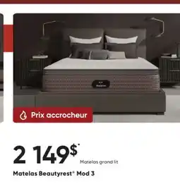 Dormez Vous Matelas Beautyrest Mod 3 offer