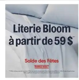 Dormez Vous Literie Bloom offer