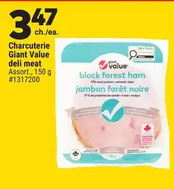 Giant Tiger Giant Value deli meat offer