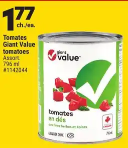 Giant Tiger Tomates Giant Value tomatoes offer