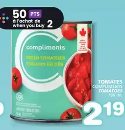 Marches Tradition COMPLIMENTS TOMATOES offer