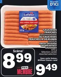 Marches Tradition LA FERNANDIÈRE OR LAFLEUR FRESH SAUSAGE OR BREAKFAST SAUSAGES offer