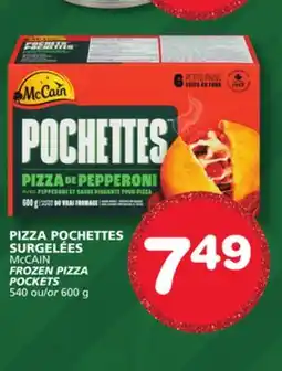 Marches Tradition McCAIN FROZEN PIZZA POCKETS offer
