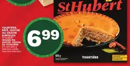 Marches Tradition ST-HUBERT FROZEN PIE, QUICHE, GRATIN OR TOURTIÈRE offer