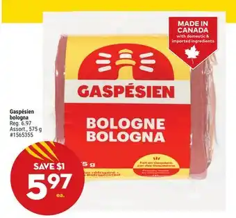 Giant Tiger Gaspésien Bologna offer