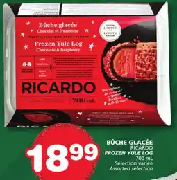 Marches Tradition RICARDO FROZEN YULE LOG offer