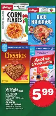 Marches Tradition KELLOGG'S FORMAT FAMILIAL CEREAL OR MEAL REPLACEMENT offer