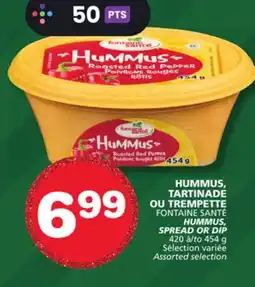 Marches Tradition FONTAINE SANTÉ HUMMUS, SPREAD OR DIP offer