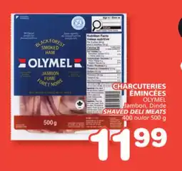 Marches Tradition OLYMEL SHAVED DELI MEATS offer