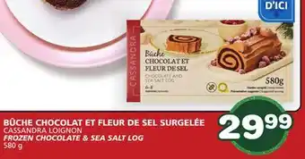 Marches Tradition CASSANDRA LOIGNON FROZEN CHOCOLATE & SEA SALT LOG offer