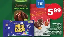 Marches Tradition CADBURY (200 g), TERRY'S (145 g), OR FREDDO (150 g), COMPLIMENTS (454 g) TREATS OR DANISH COOKIES offer
