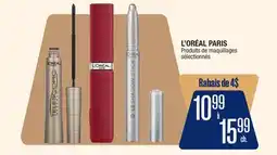 Jean Coutu L'ORÉAL PARIS Produits de maquillages sélectionnés offer