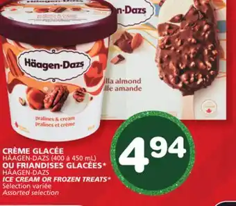 Marches Tradition HÄAGEN-DAZS ICE CREAM OR FROZEN TREATS offer