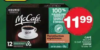 Marches Tradition McCAFÉ K-CUP, TASSIMO COFFEE offer