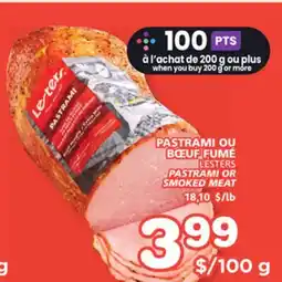 Marches Tradition LESTERS PASTRAMI OR SMOKED MEAT offer