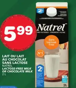 Marches Tradition NATREL LACTOSE-FREE MILK OR CHOCOLATE MILK offer