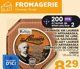 Marches Tradition ALEXIS DE PORTNEUF CHEESE offer