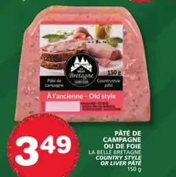 Marches Tradition LA BELLE BRETAGNE COUNTRY STYLE OR LIVER offer