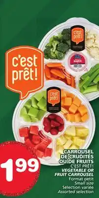 Marches Tradition C'EST PRÊT! VEGETABLE OR FRUIT CARROUSEL offer