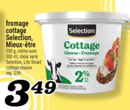 Marché Richelieu FROMAGE COTTAGE SELECTION, MIEUX‑ÊTRE | SELECTION, LIFE SMART COTTAGE CHEESE offer