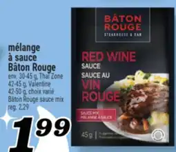 Marché Richelieu MÉLANGE À SAUCE BÂTON ROUGE | BÂTON ROUGE SAUCE MIX offer