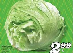 Marché Richelieu LAITUE ICEBERG | ICEBERG LETTUCE offer