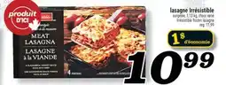 Marché Richelieu LASAGNE IRRÉSISTIBLE | IRRÉSISTIBLE FROZEN LASAGNA offer