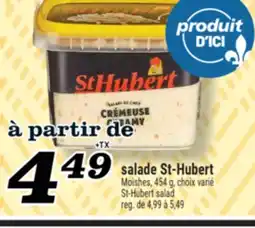 Marché Richelieu salade St-Hubert | St-Hubert salad offer