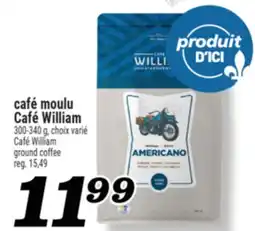 Marché Richelieu CAFÉ MOULU CAFÉ WILLIAM | CAFÉ WILLIAM GROUND COFFEE offer
