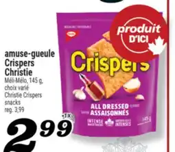 Marché Richelieu AMUSE-GUEULE CRISPERS CHRISTIE | CHRISTIE CRISPERS SNACKS offer