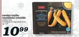 Marché Richelieu CREVETTES TORPILLES CROUSTILLANTES IRRÉSISTIBLE | IRRÉSISTIBLE FROZEN CRISPY TORPEDO SHRIMP offer