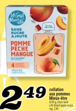 Marché Richelieu COLLATION AUX POMMES MIEUX‑ÊTRE | LIFE SMART APPLE SNACK offer